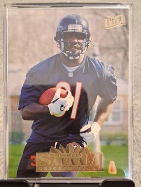 Fleer Ultra Rashaan Salaam Chicago Bears Football Card - Navy Orange